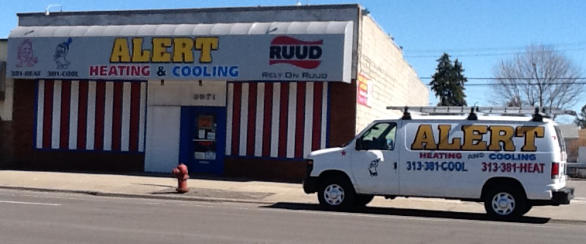 Alert Heating & Cooling in Lincoln Park MI installs & repairs Ruud Furnace & Air Conditioner
